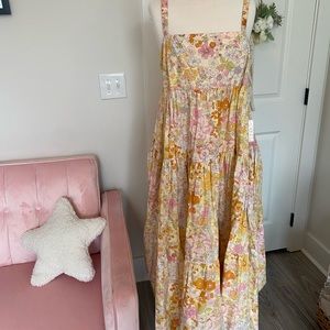 NWT Free People park slope maxi dress. Size M